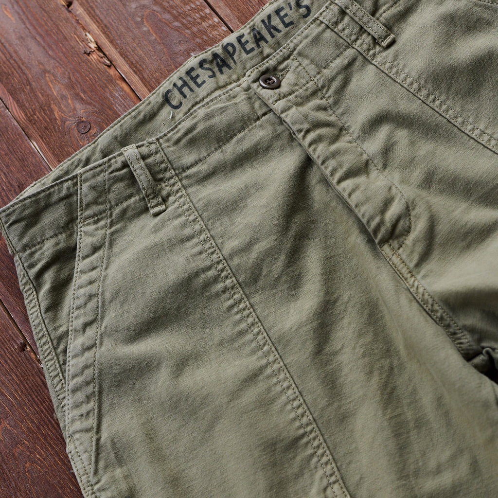 CHESAPEAKE'S - Fatigue Pants Degrasse - Green