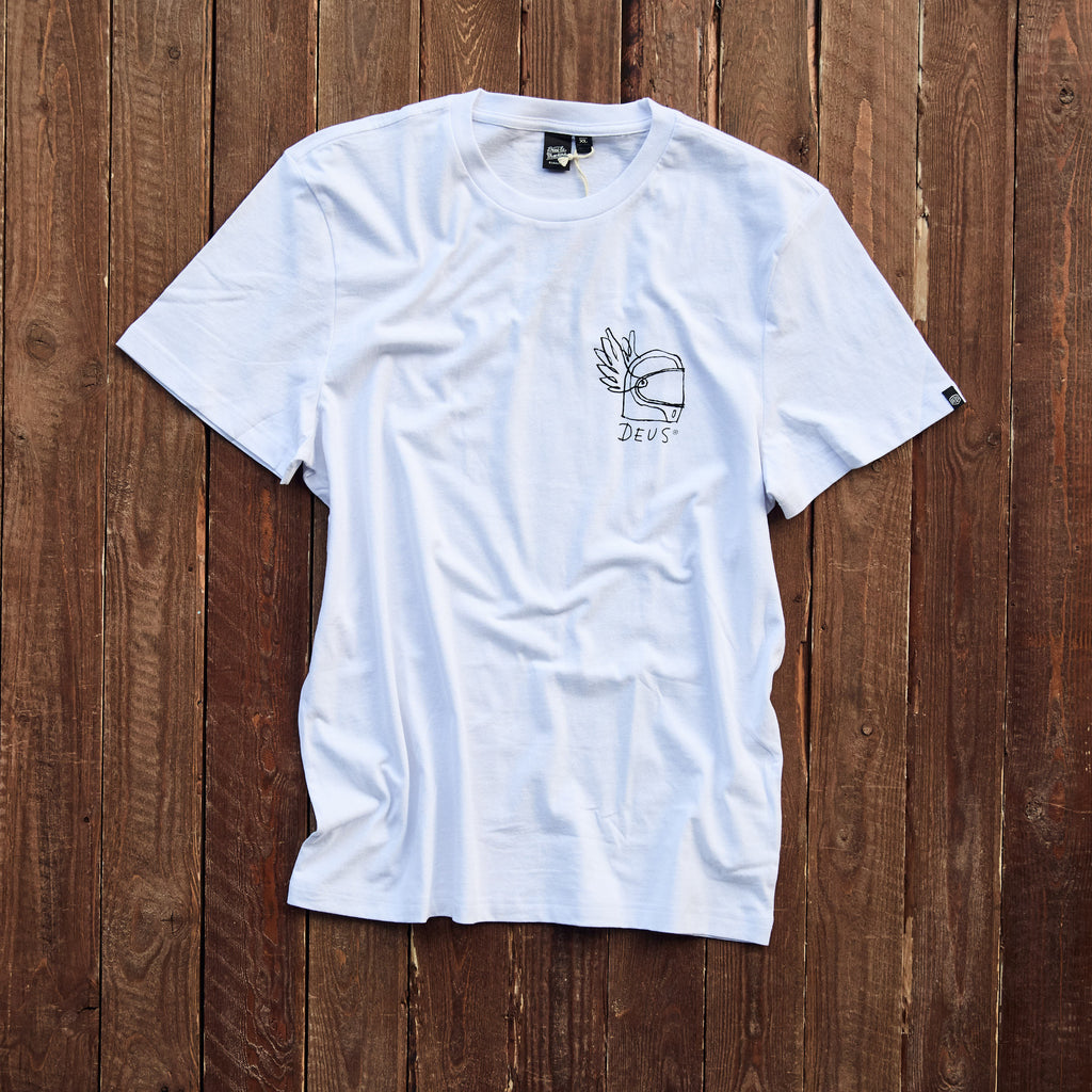 Deus Ex Machina - Harajuku Helmet Tee - White