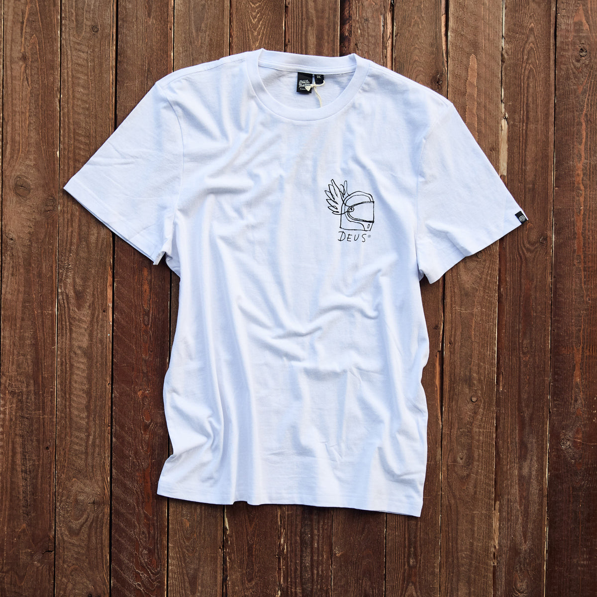 Deus Ex Machina - Harajuku Helmet Tee - White
