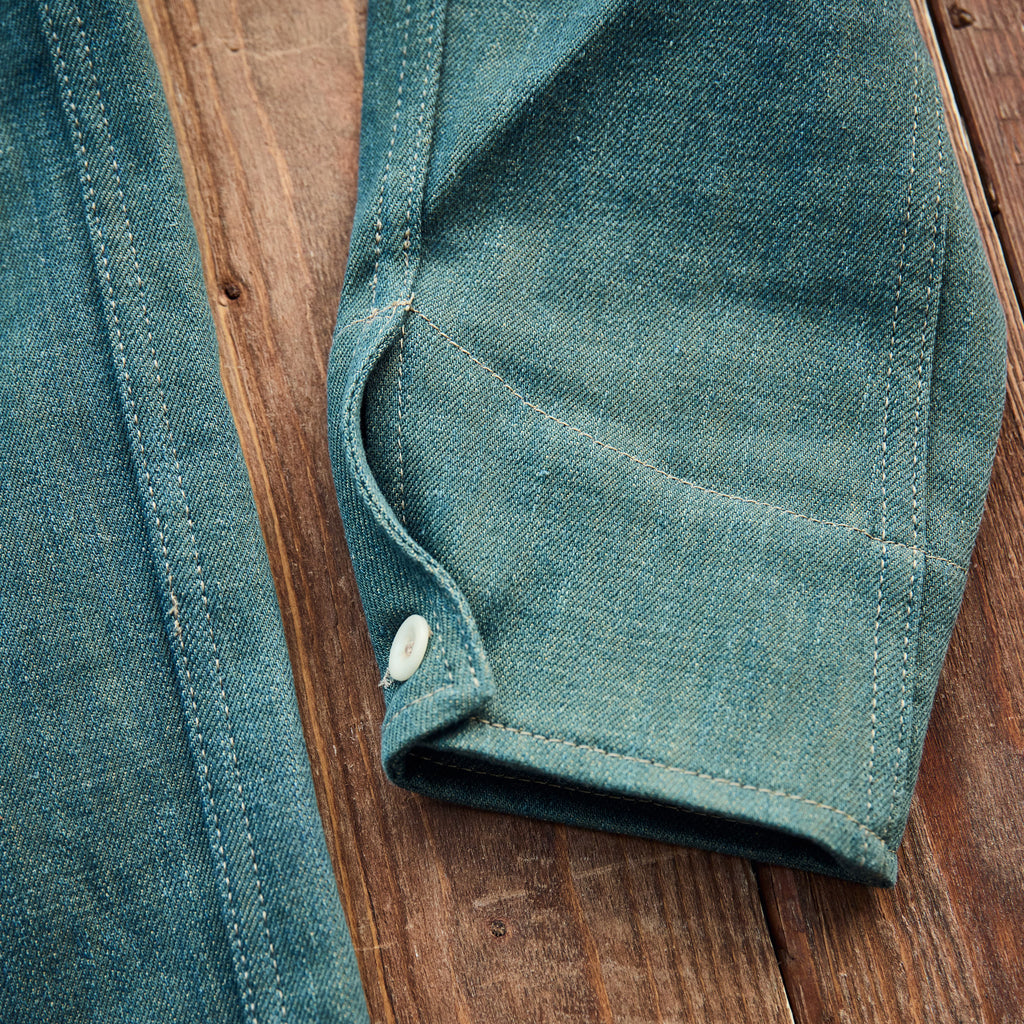 Captain Santors - Vintage Denim Shirt V2 - Teal