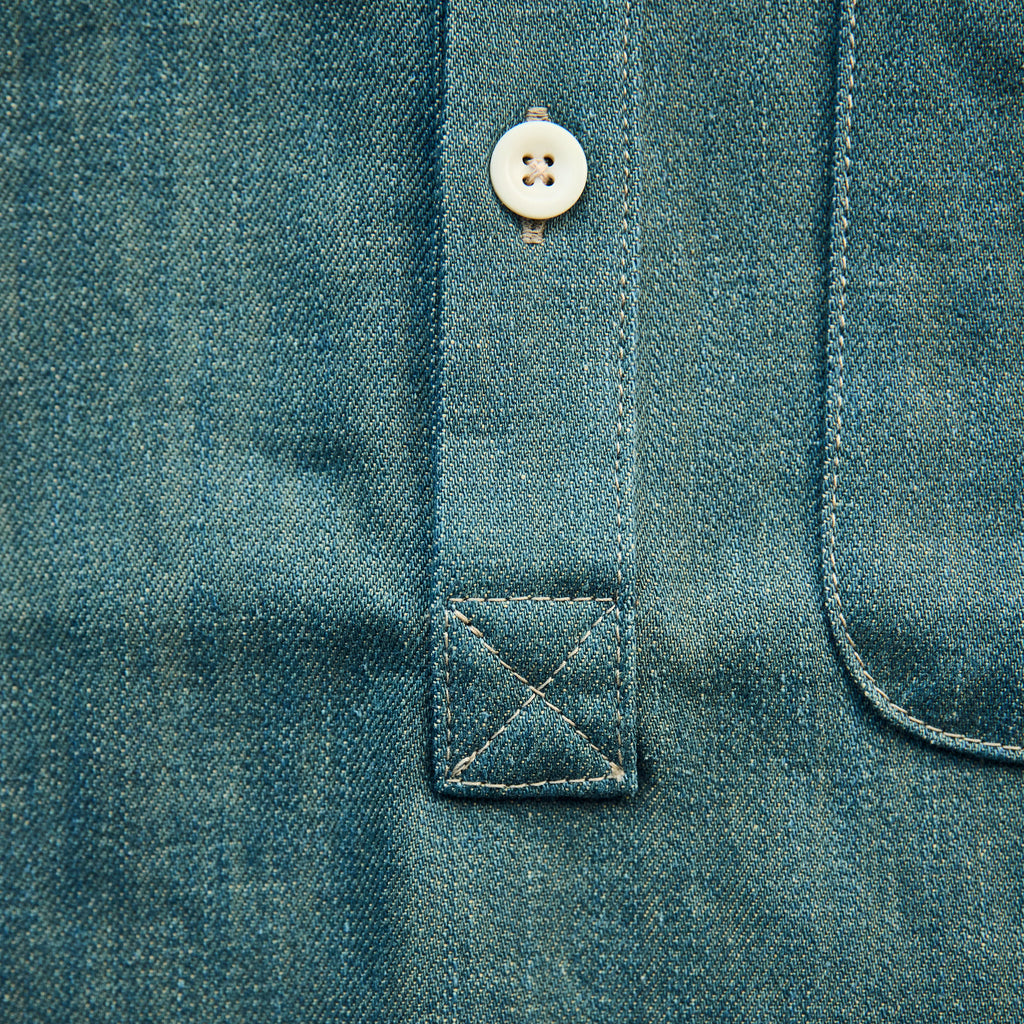 Captain Santors - Vintage Denim Shirt V2 - Teal