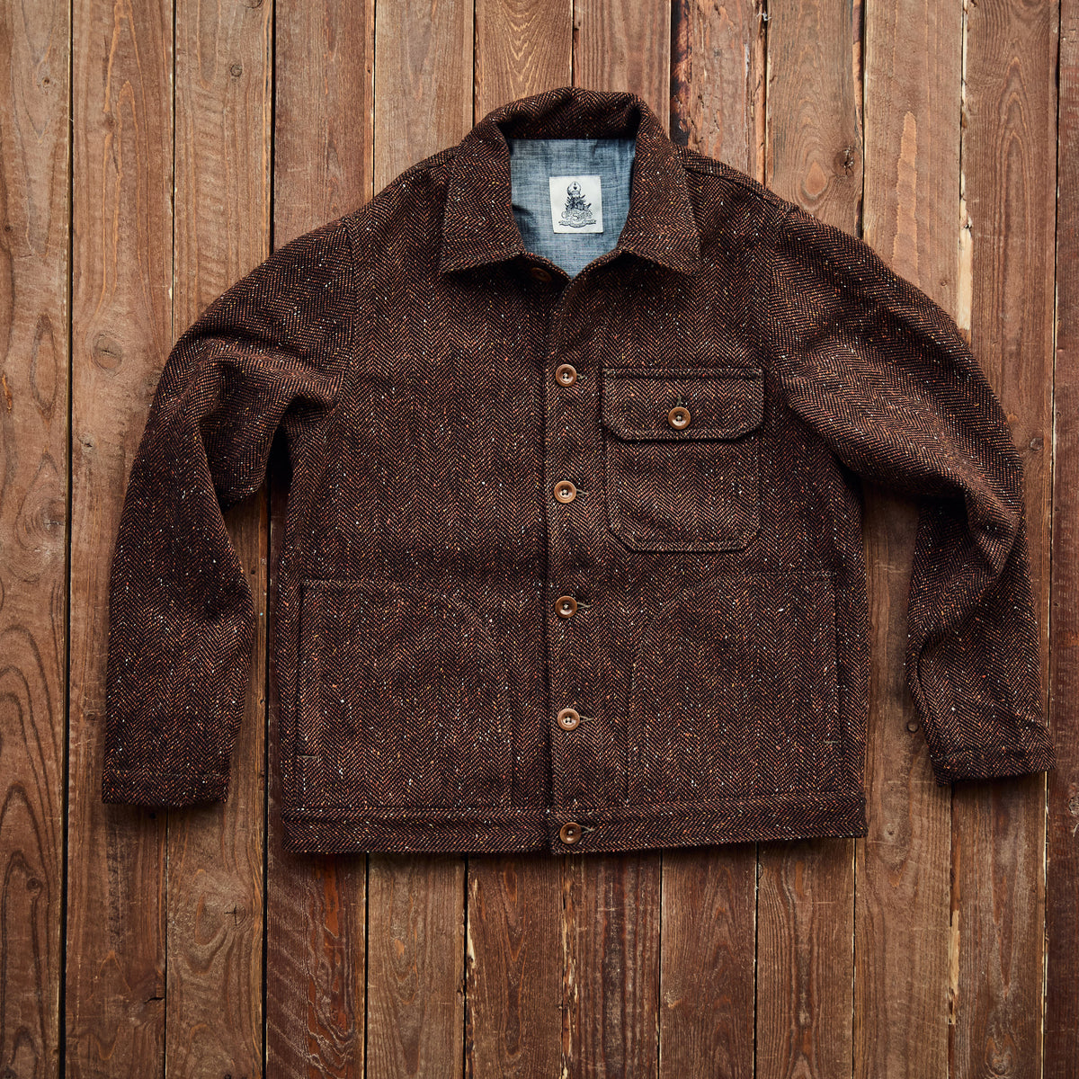 Captain Santors - Carpenter Jacket Orange/brown