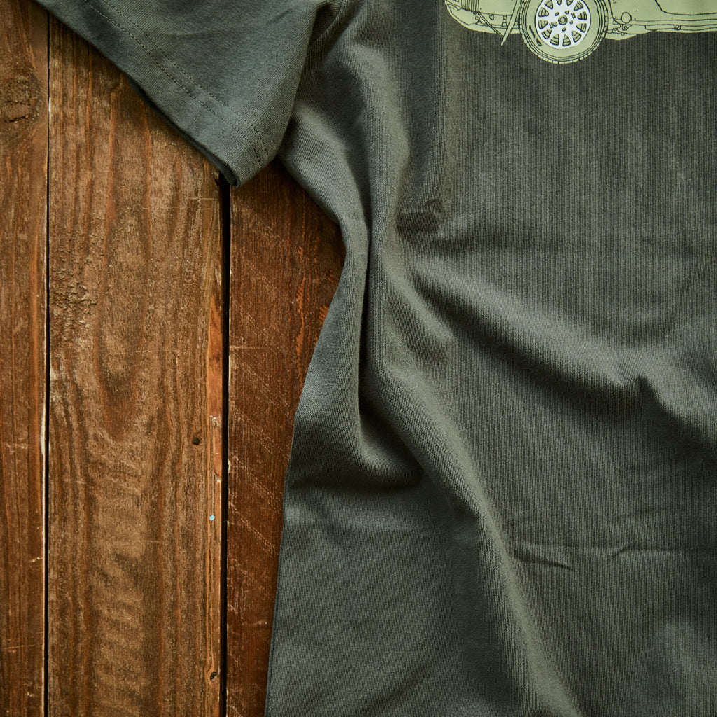 Deus Ex Machina - Park Tee - Forrest Green