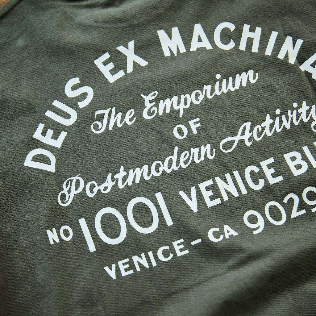 Deus Ex Machina - Park Tee - Forrest Green
