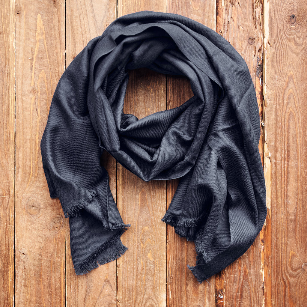 Stetson - Scarf - Wool Scarf - grey