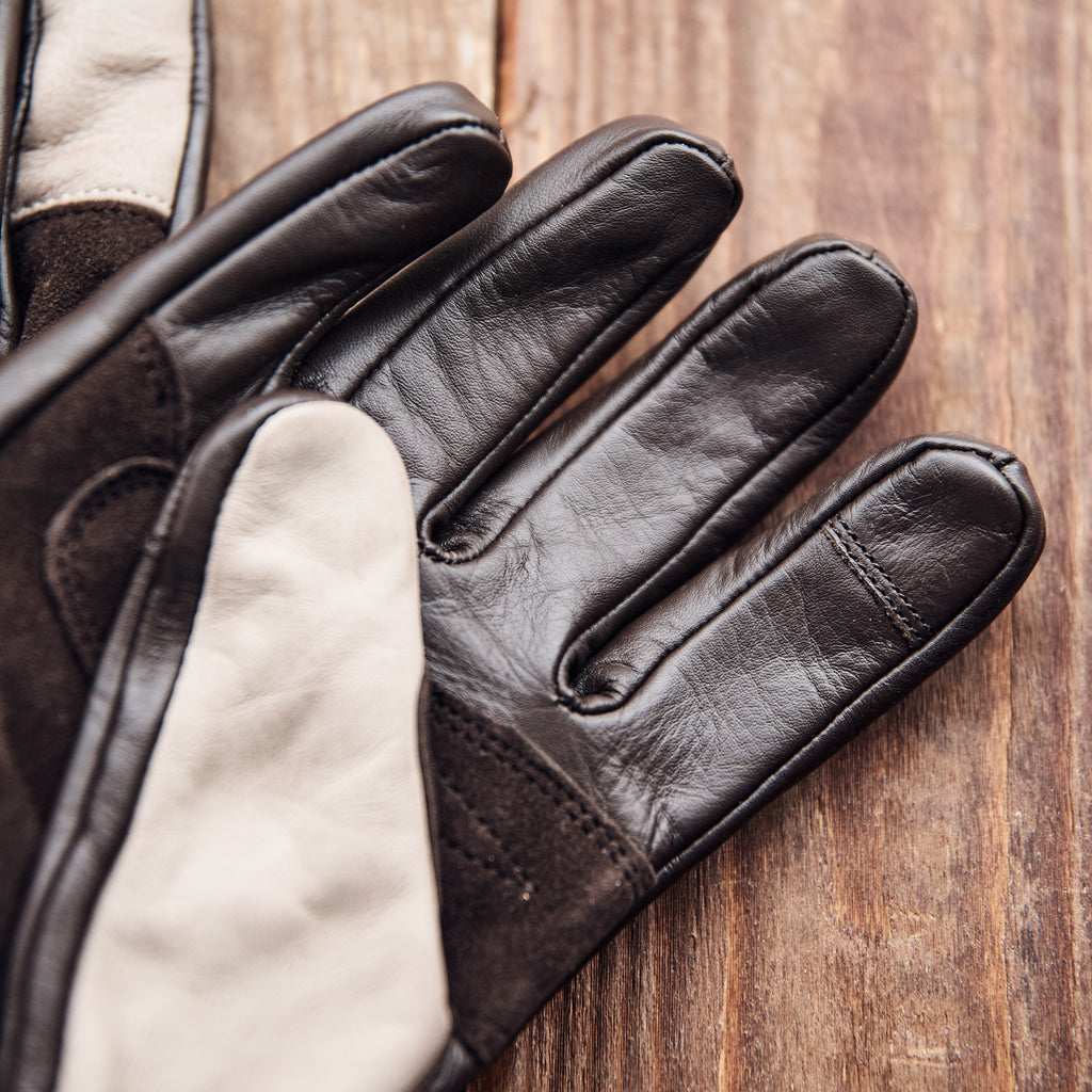 Age of Glory - Shifter Leather Gloves - Cream Brown