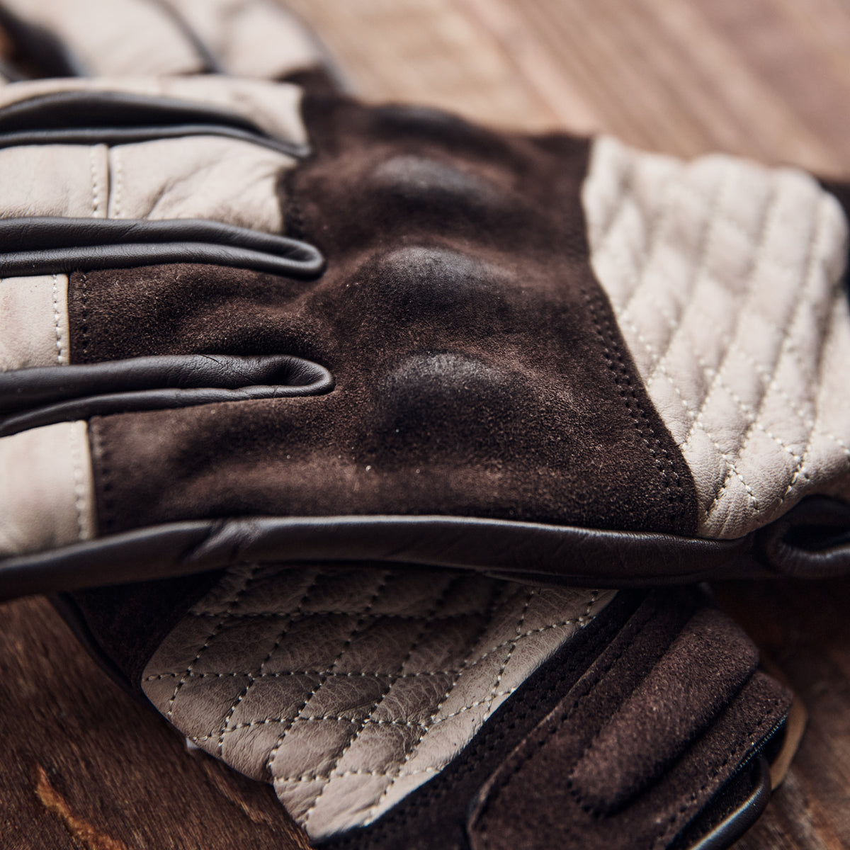 Age of Glory - Shifter Leather Gloves - Cream Brown