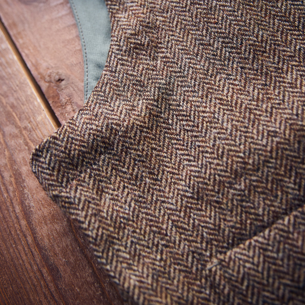 Captain Santors - Wool Vest - Brown/Green