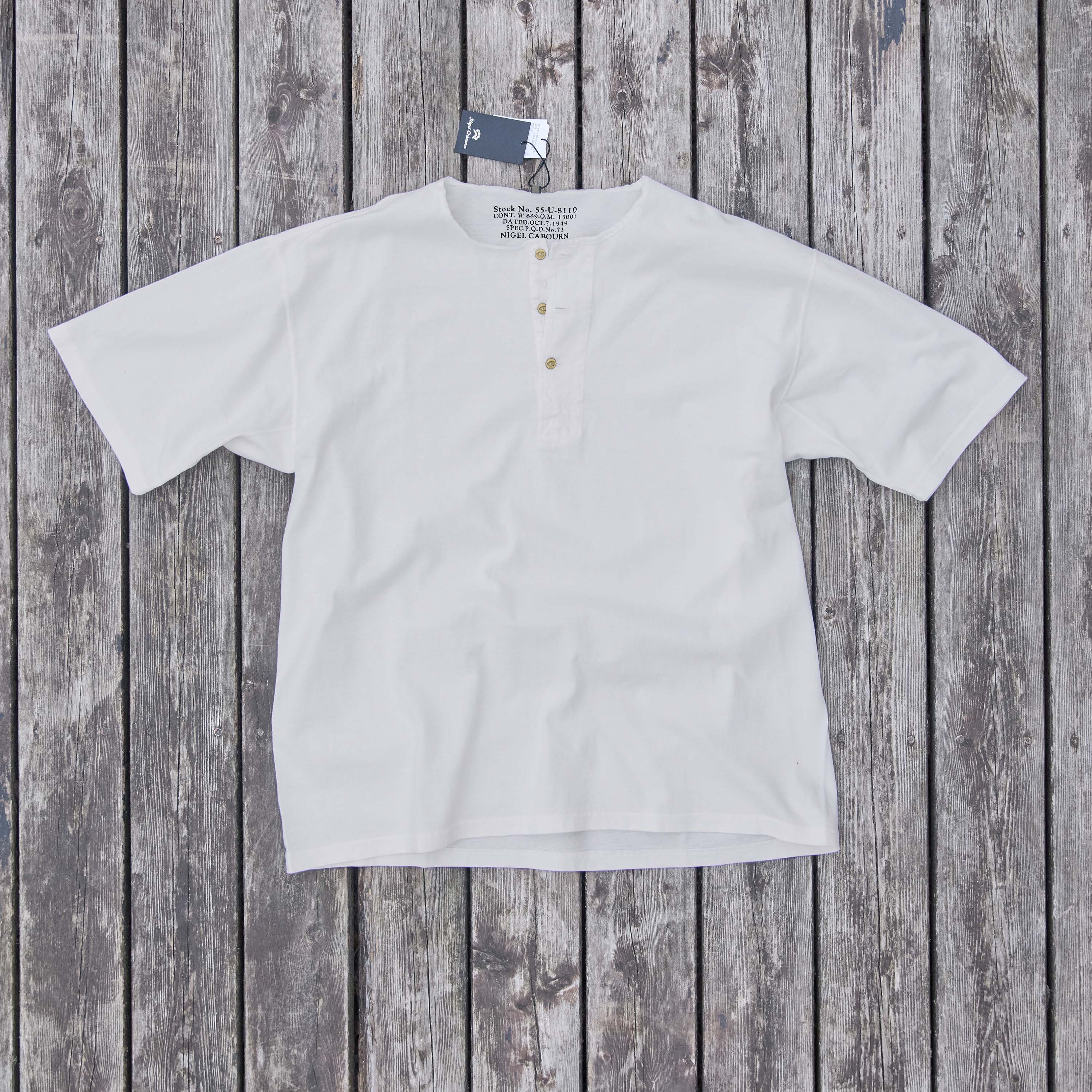 Nigel Cabourn - 50s HENLEY NECK SHIRT