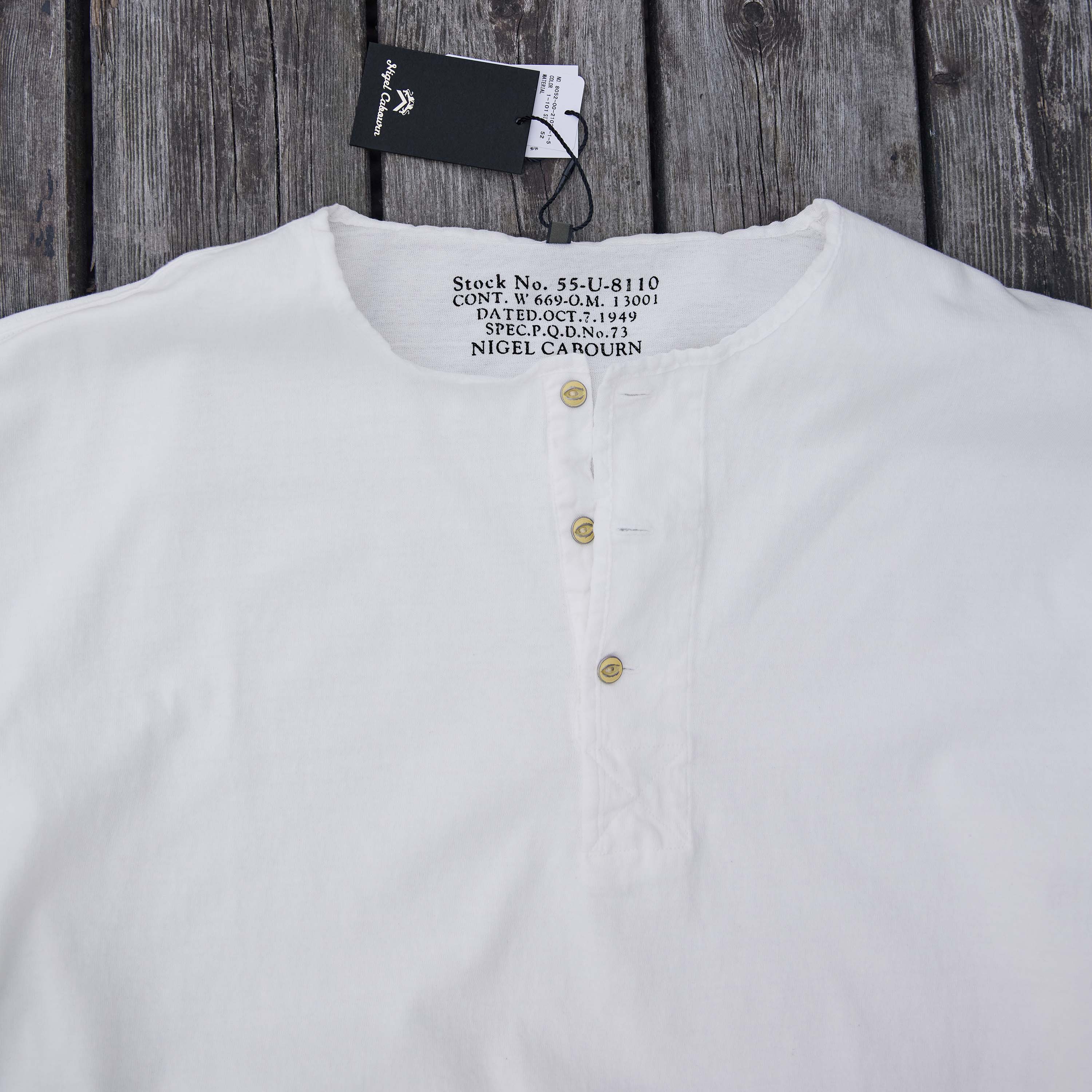 Nigel Cabourn - 50s HENLEY NECK SHIRT