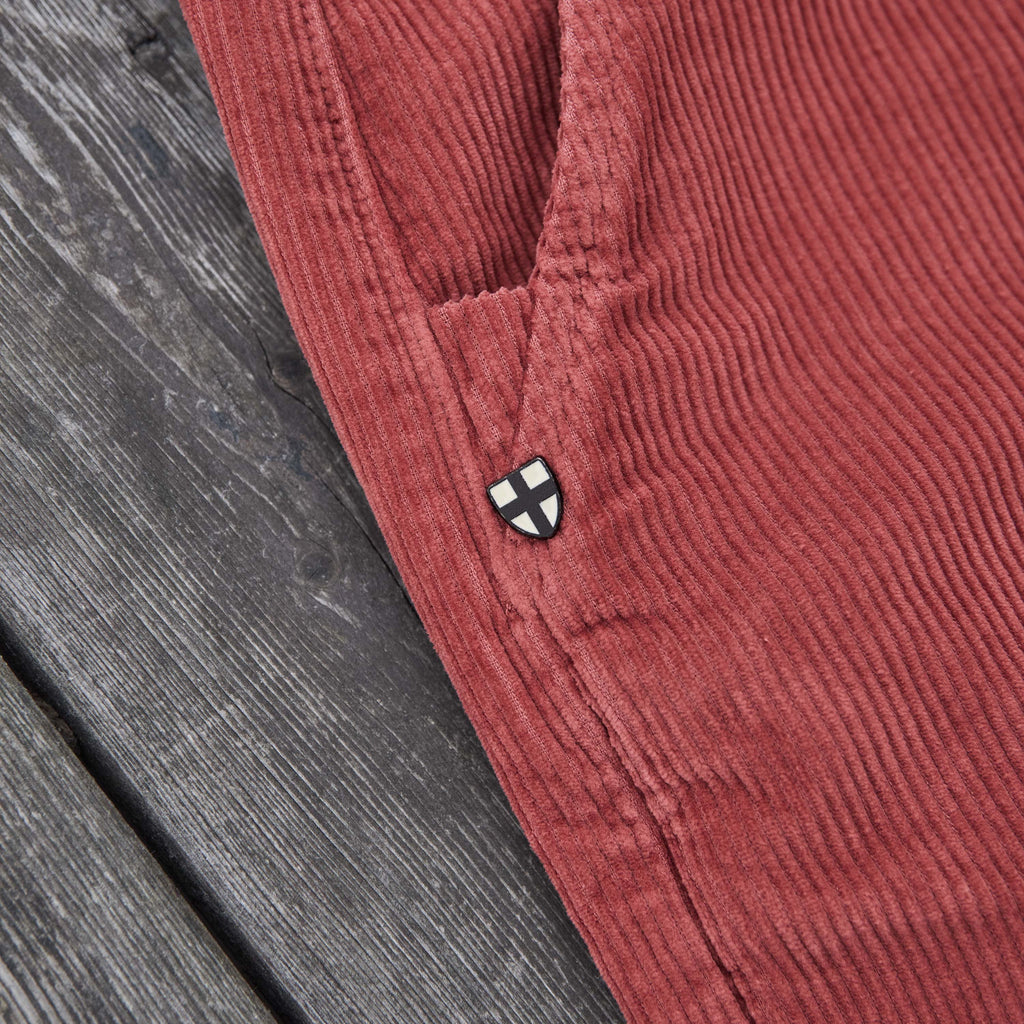 Blue De Genes - Floyd Cord Shorts - Lys-Rød