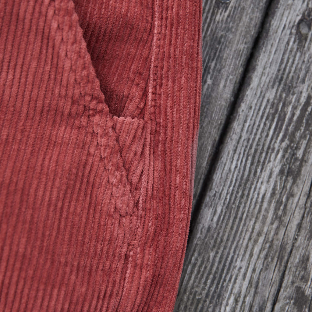 Blue De Genes - Floyd Cord Shorts - Lys-Rød