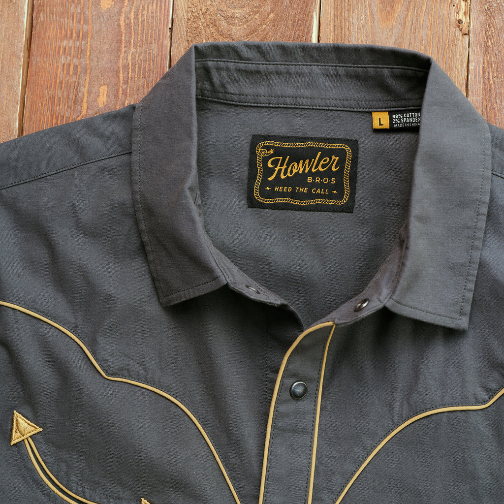 Howler Brothers - Broncbuster Snapshirt - Indigo