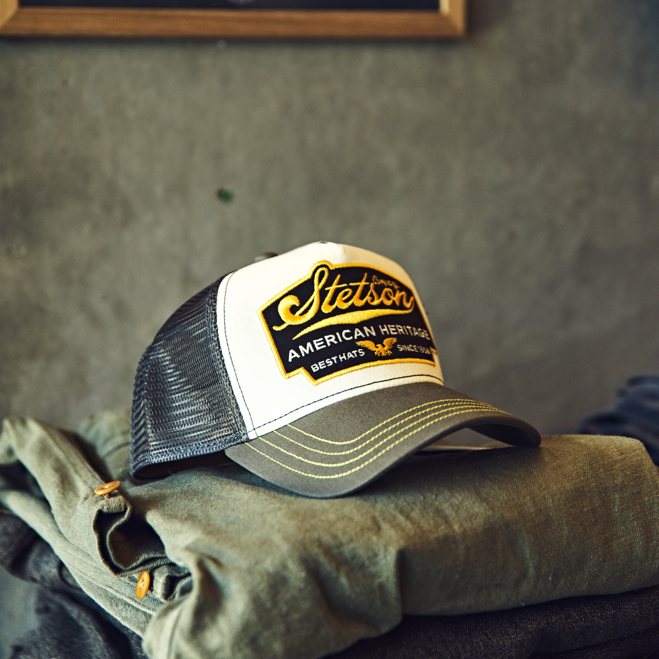 Stetson - Trucker Cap American Heritage  - Khaki