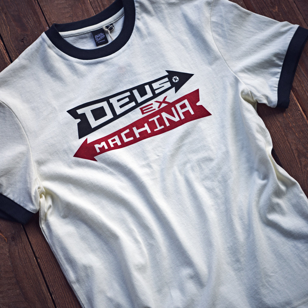 Deus Ex Machina - Arrows Ringer - Pristine White