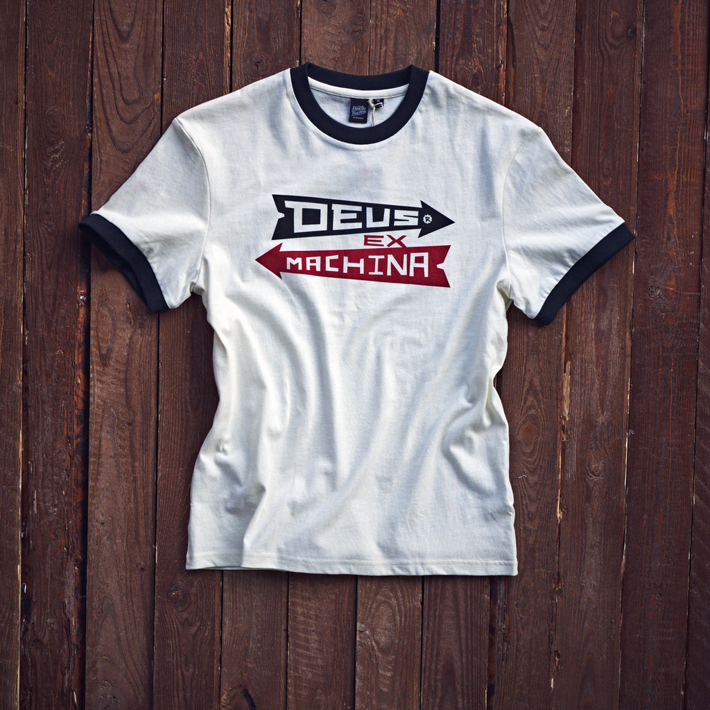 Deus Ex Machina - Arrows Ringer - Pristine White