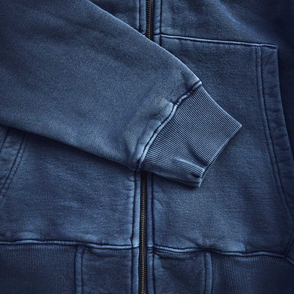 DEUS EX MACHINA - Shield Garment Dyed Zip Hoodie