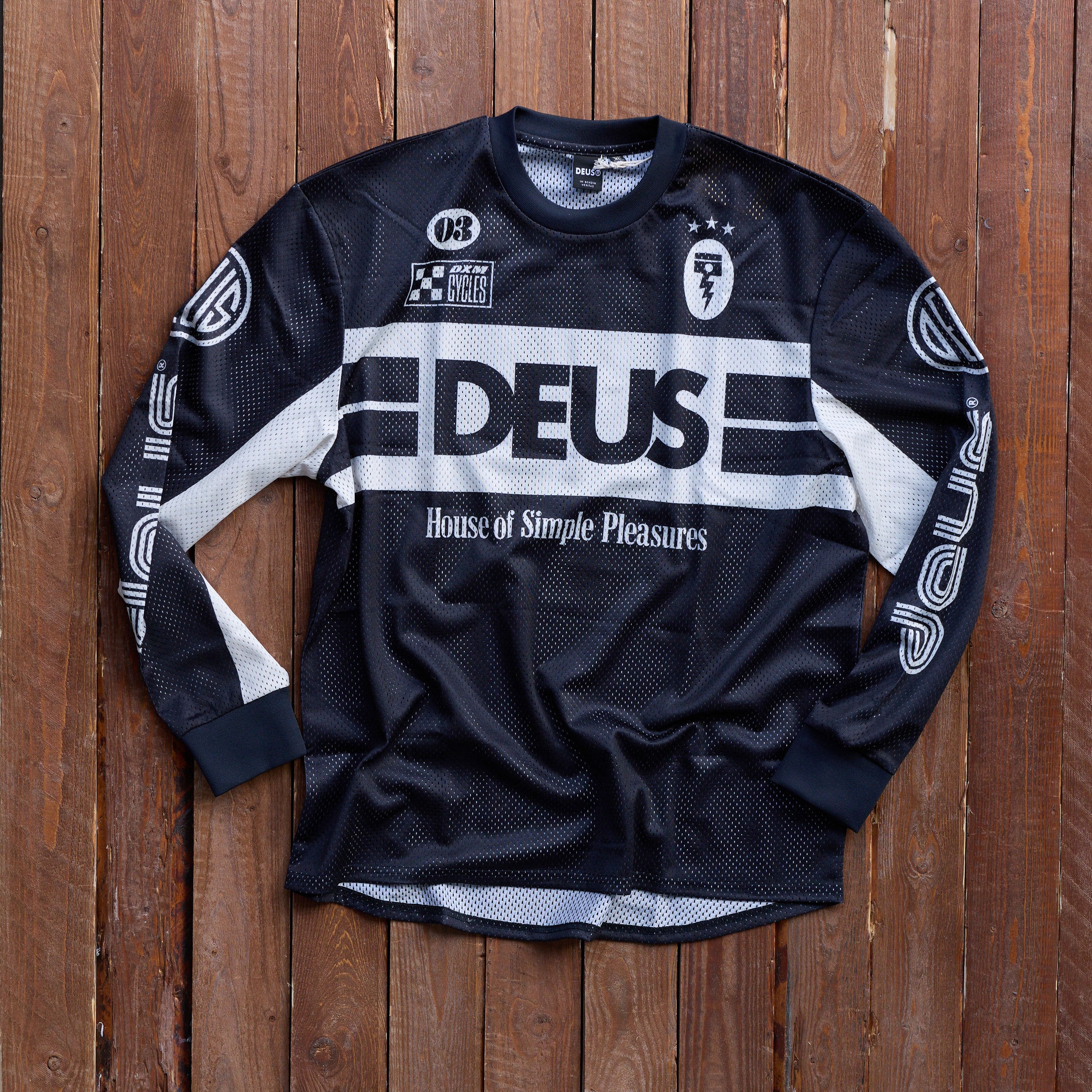 DEUS EX MACHINA - Off Road Mx Jersey - black – Jake's Apparel