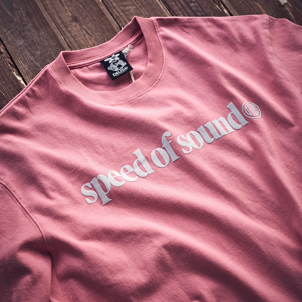 Deus Ex Machina - Velocity Tee - Lobster Bisque Pink