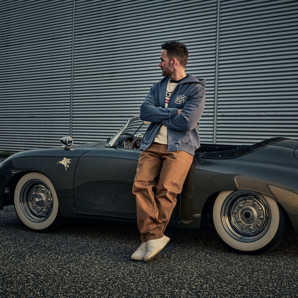 DEUS EX MACHINA - Shield Garment Dyed Zip Hoodie