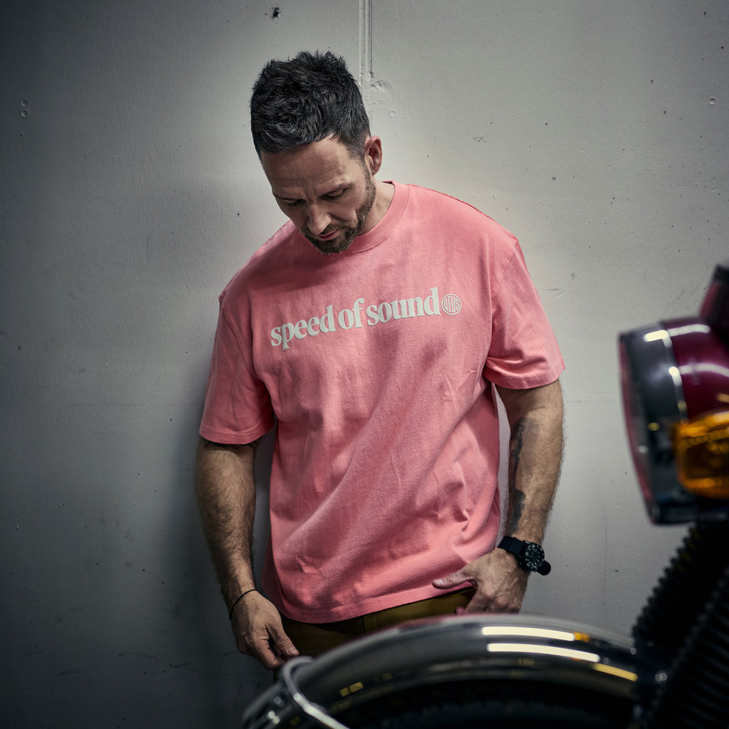 Deus Ex Machina - Velocity Tee - Lobster Bisque Pink