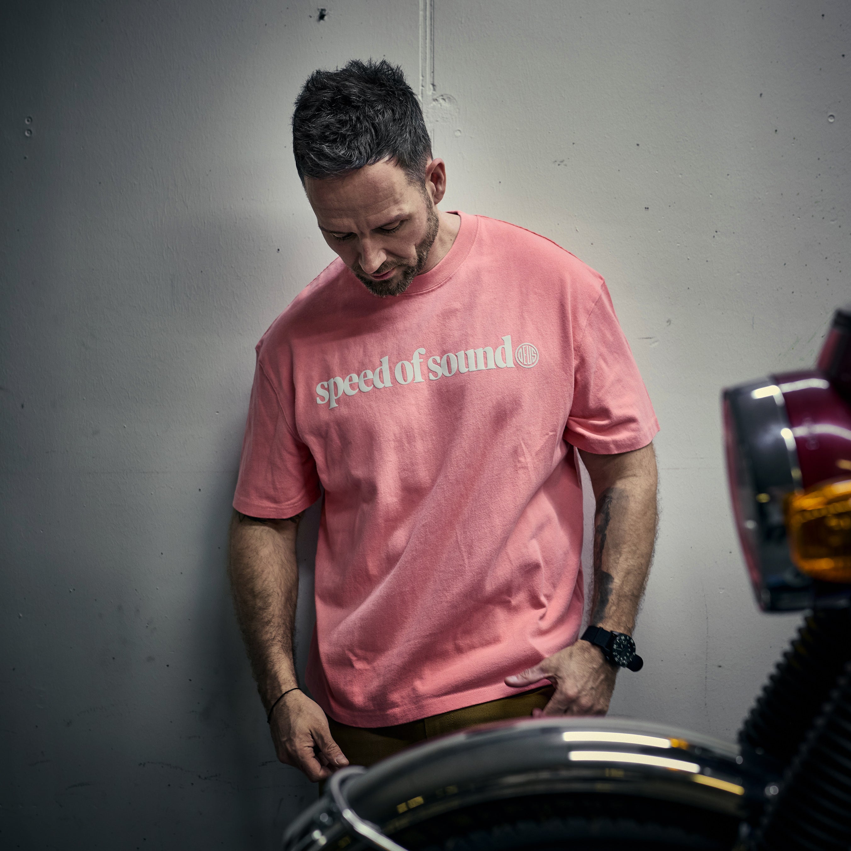 Deus Ex Machina - Velocity Tee - Lobster Bisque Pink