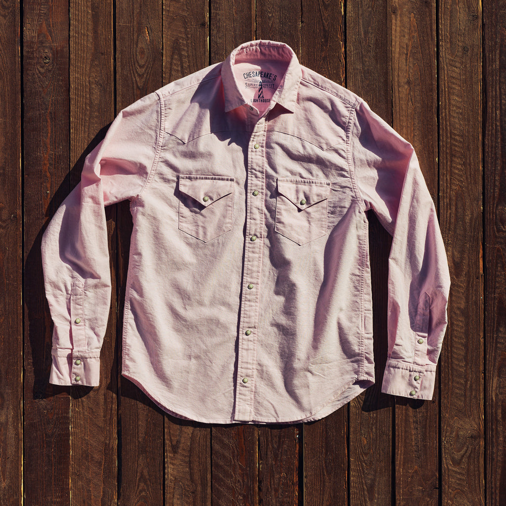 CHESAPEAKE'S - Western Ox Shirt - Light Pink