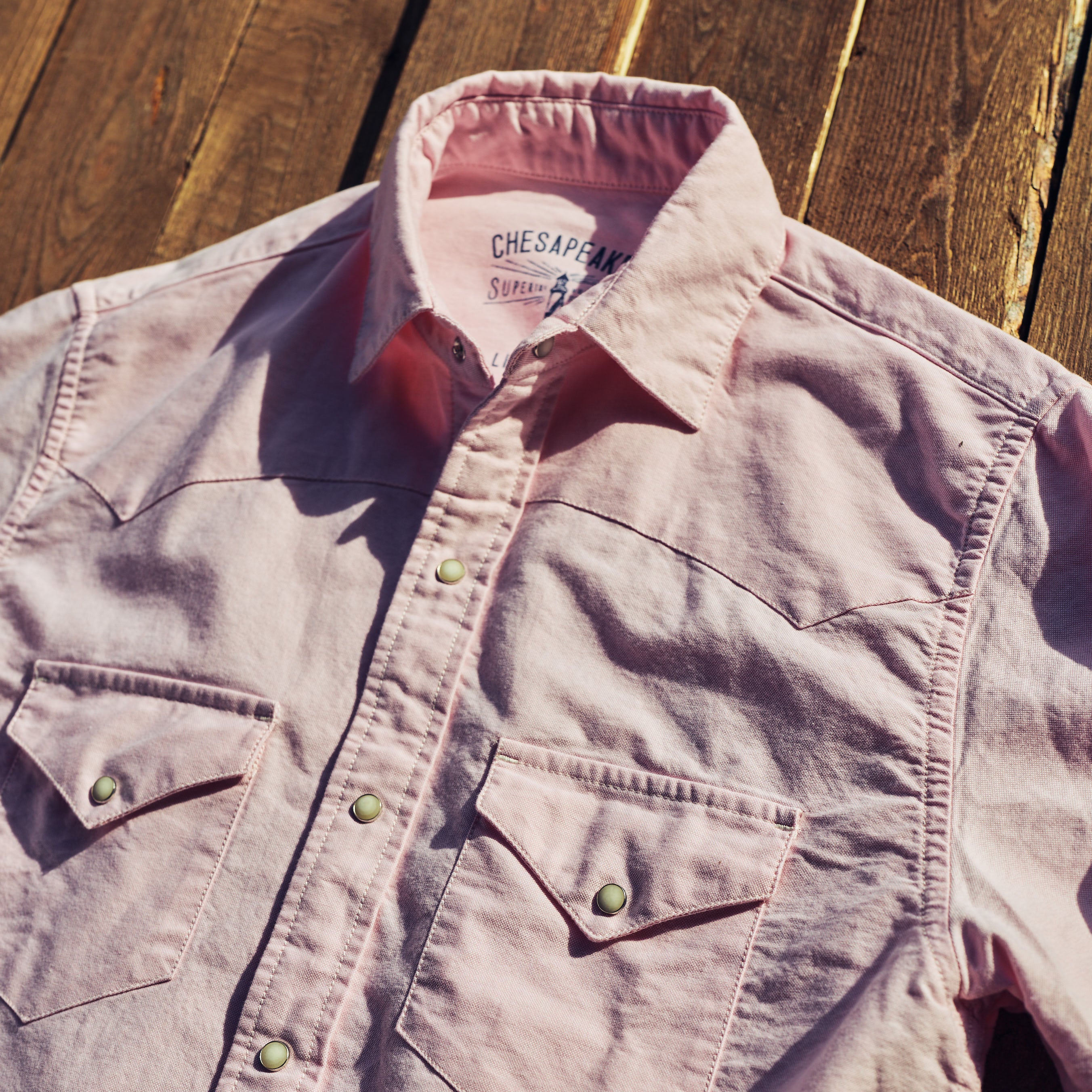 CHESAPEAKE'S - Western Ox Shirt - Lyserød
