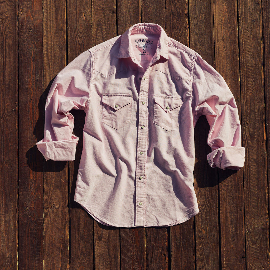 CHESAPEAKE'S - Western Ox Shirt - Light Pink