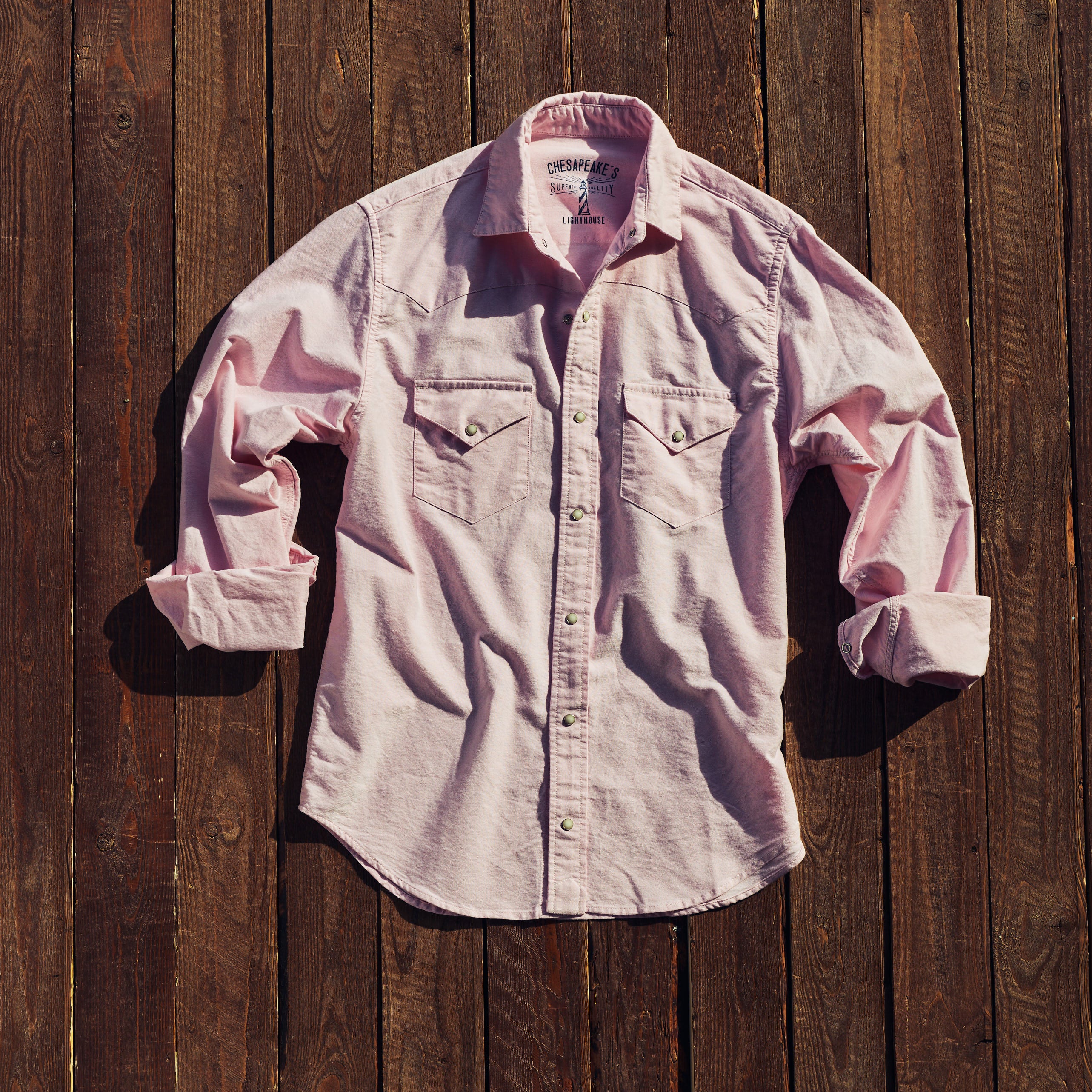CHESAPEAKE'S - Western Ox Shirt - Lyserød