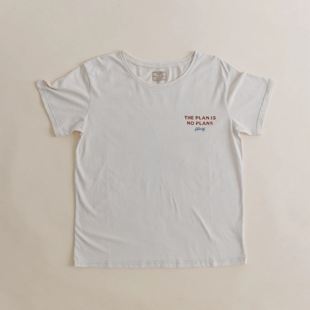 Ottway - The Plan is No Plans T-Shirt - Off-White