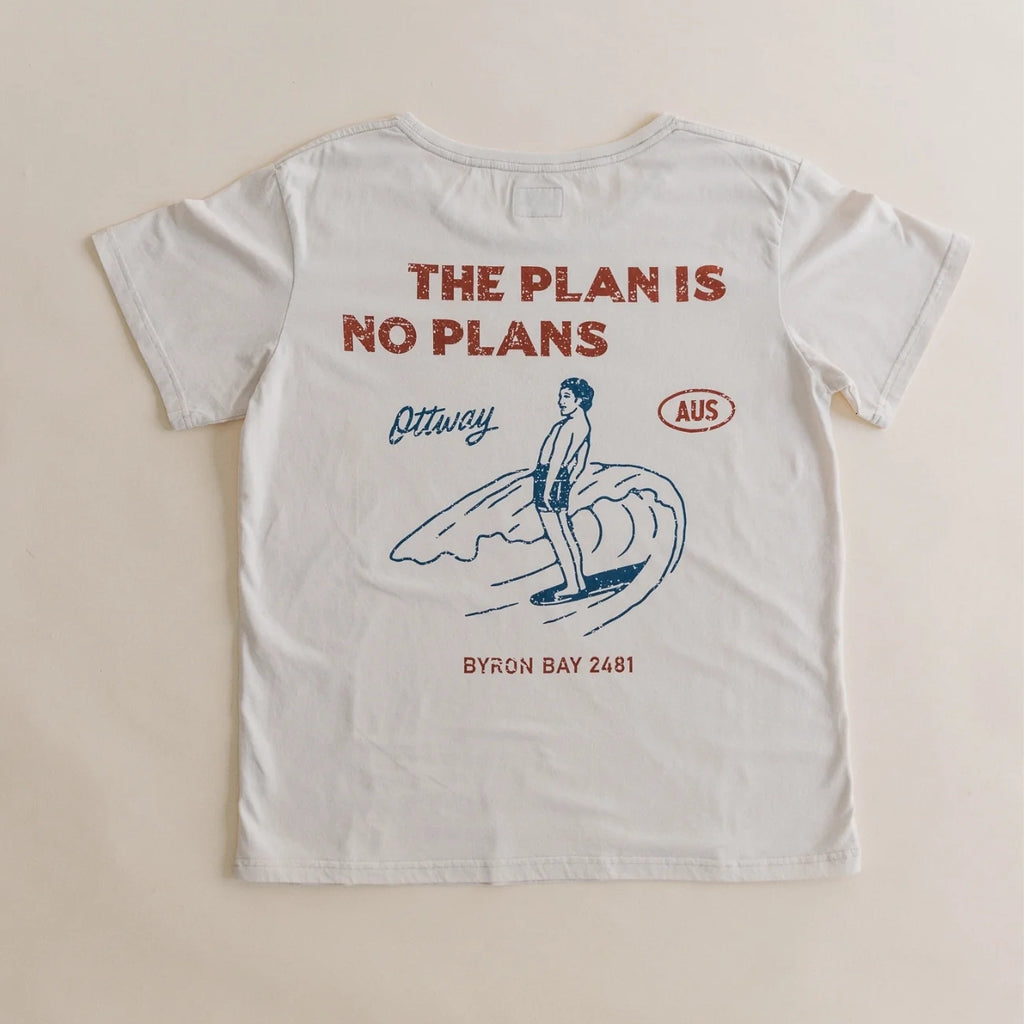 Ottway - The Plan is No Plans T-Shirt - Off-White