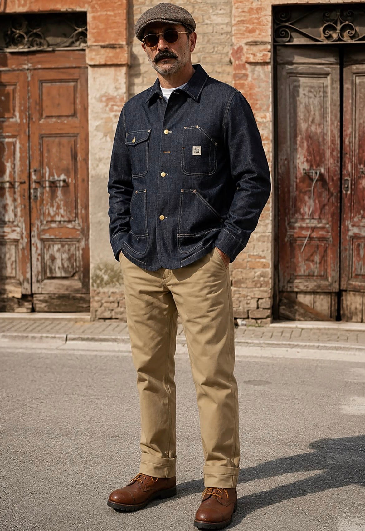 Hen's Teeth Italy - WORK JACKET SELVEDGE DENIM