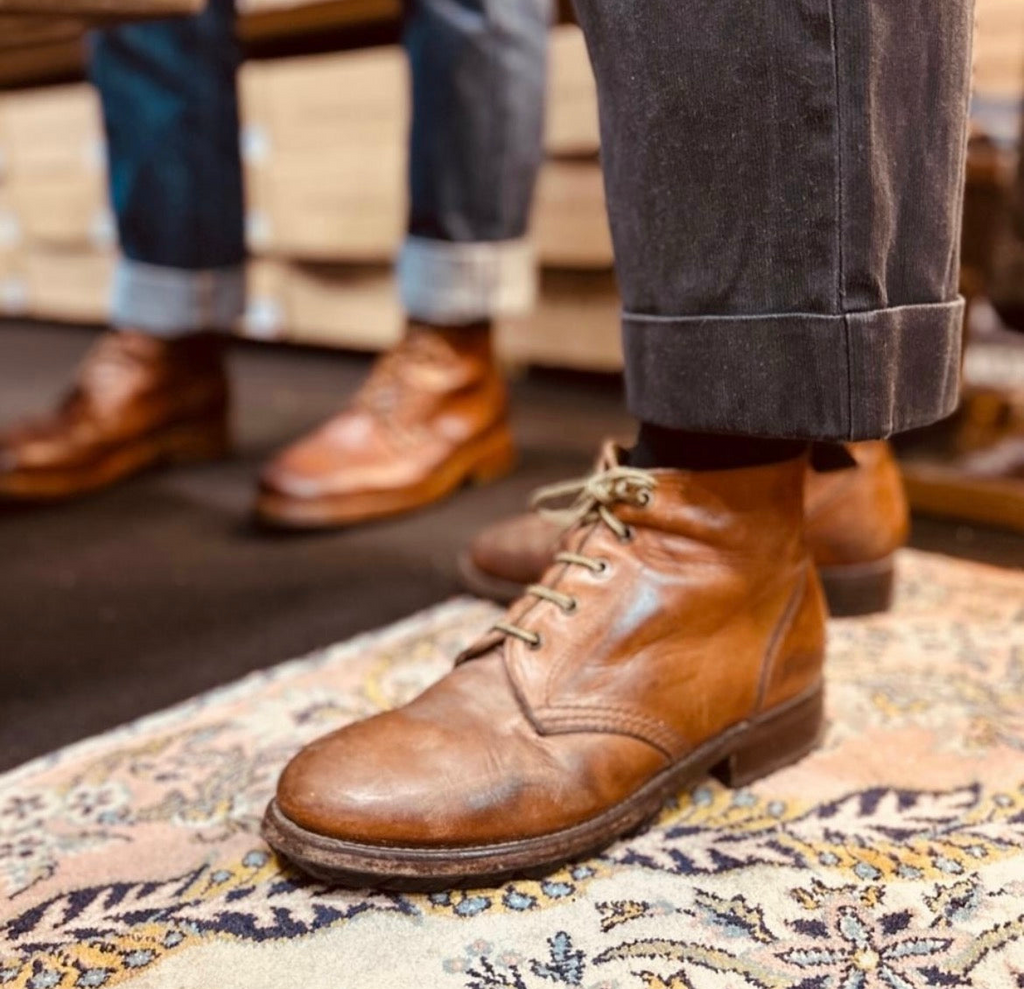 Oodoo Boots - The Work Boots - Cognac Tan Leather