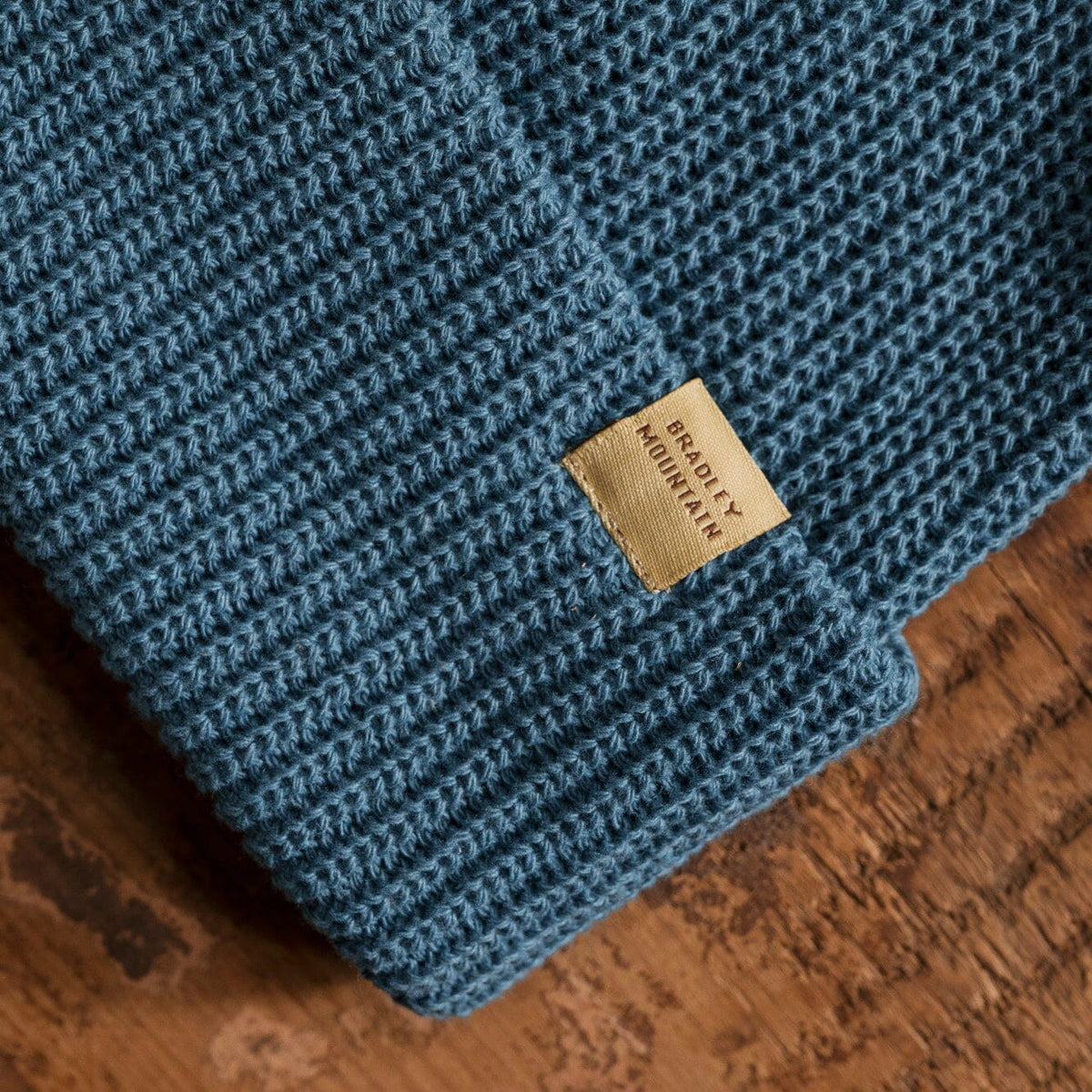 Bradley Mountain - Cotton Watch Beanie - Azure