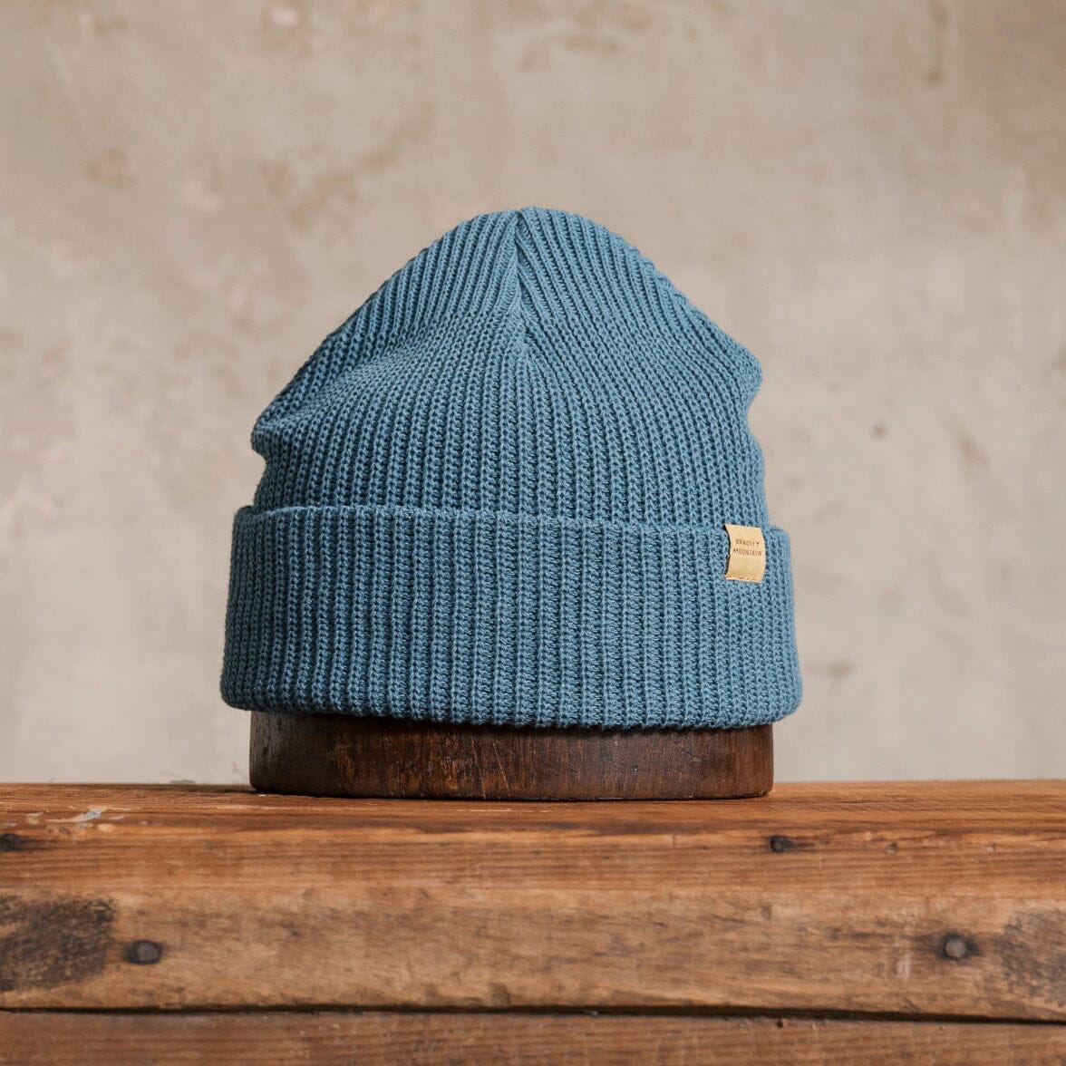 Bradley Mountain - Cotton Watch Beanie - Azure