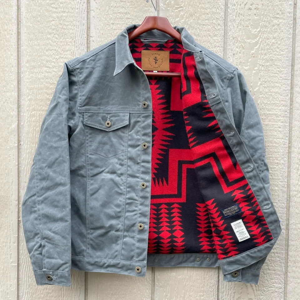 Ginew - Legends Rider - Charcoal + Pendleton