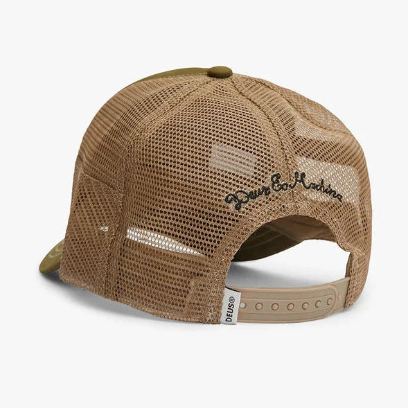 DEUS EX MACHINA - REGGIE TRUCKER CAP - OLIVE