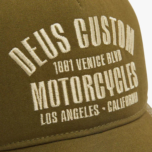 DEUS EX MACHINA - REGGIE TRUCKER CAP - OLIVE