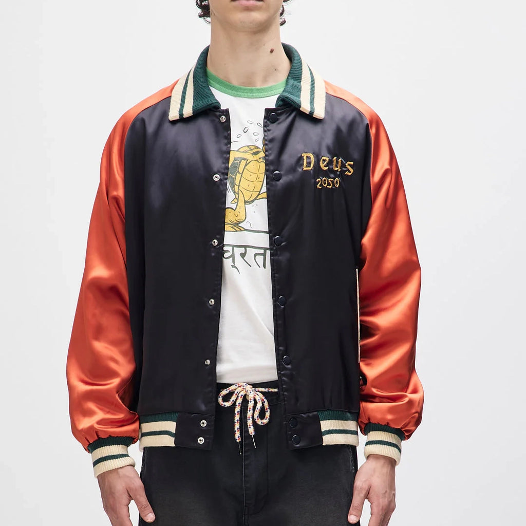 Deus Ex Machina - Off Beat Jacket - Orange/Navy