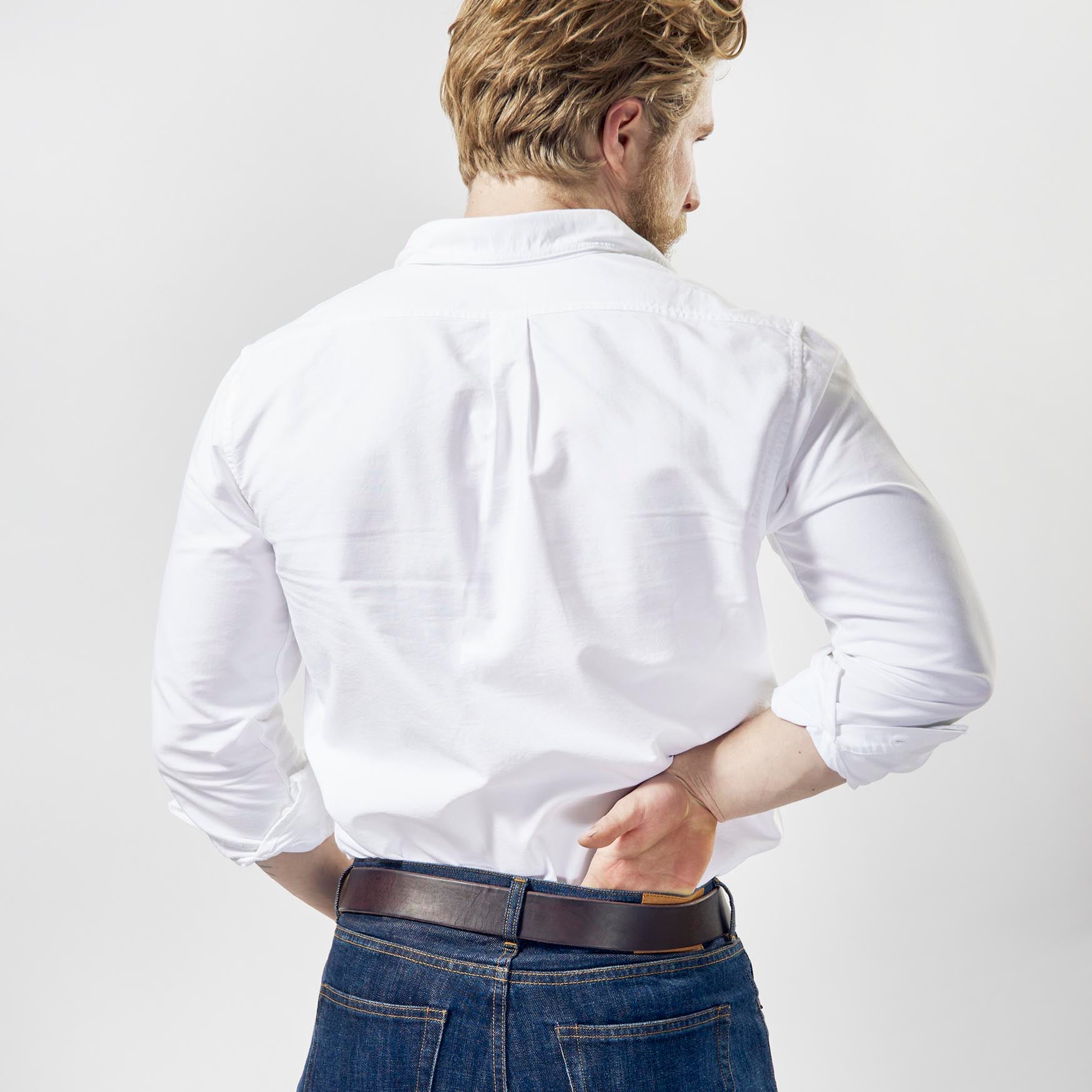 Dunville - Oxford Shirt - White