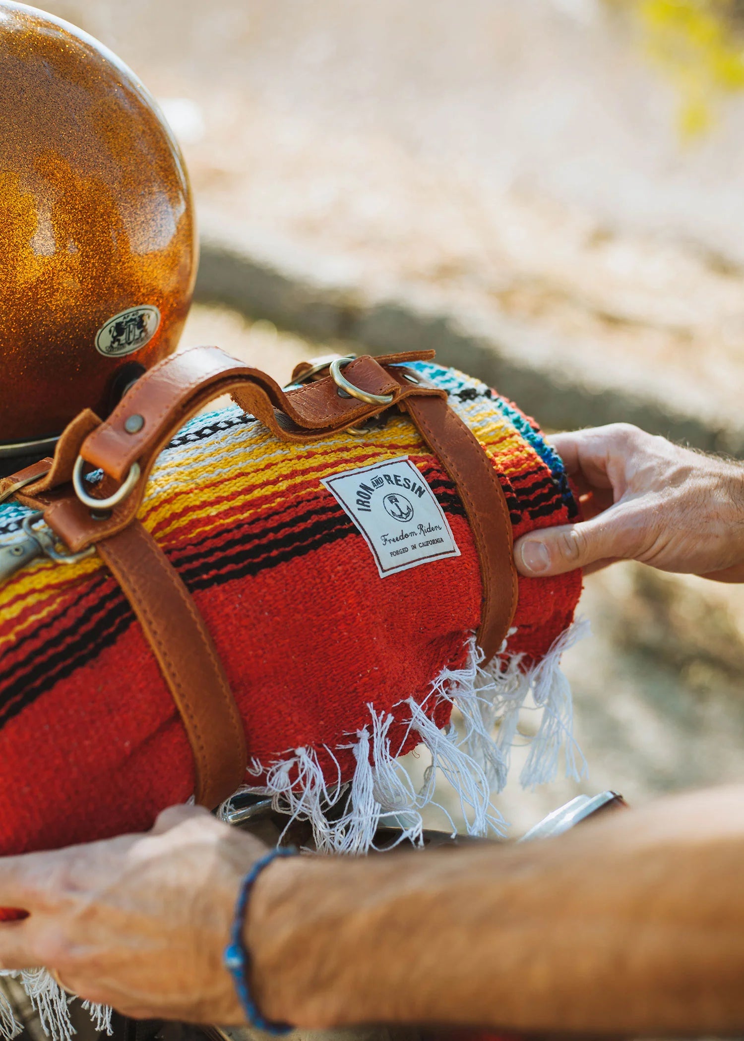 Iron & Resin- Del Sol Blanket Leather Strap