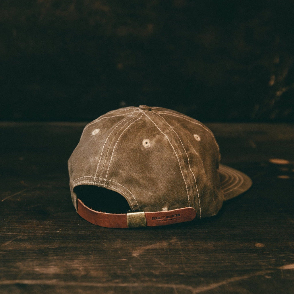 Bradley Mountain - Waxed Chainstitch Camper Cap - Tan