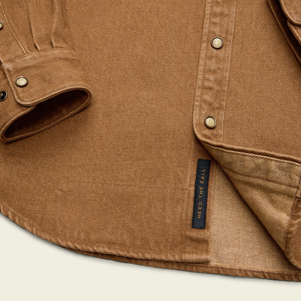 Howler Brothers - Dust Up Shirt Denim - Brown