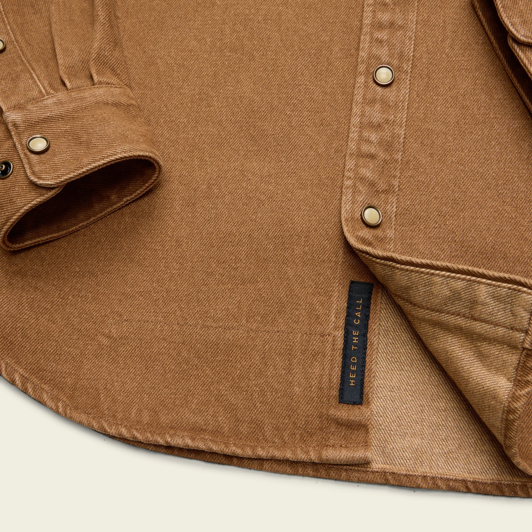 Howler Brothers - Dust Up Shirt Denim - Brown