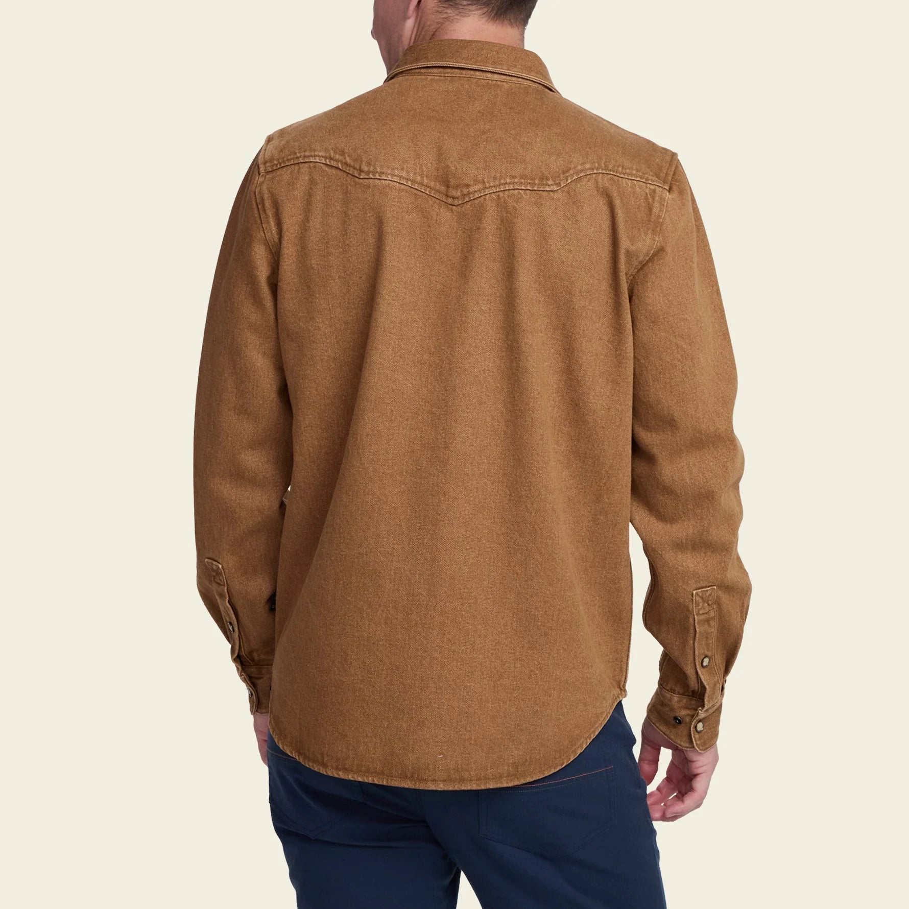 Howler Brothers - Dust Up Shirt Denim - Brown