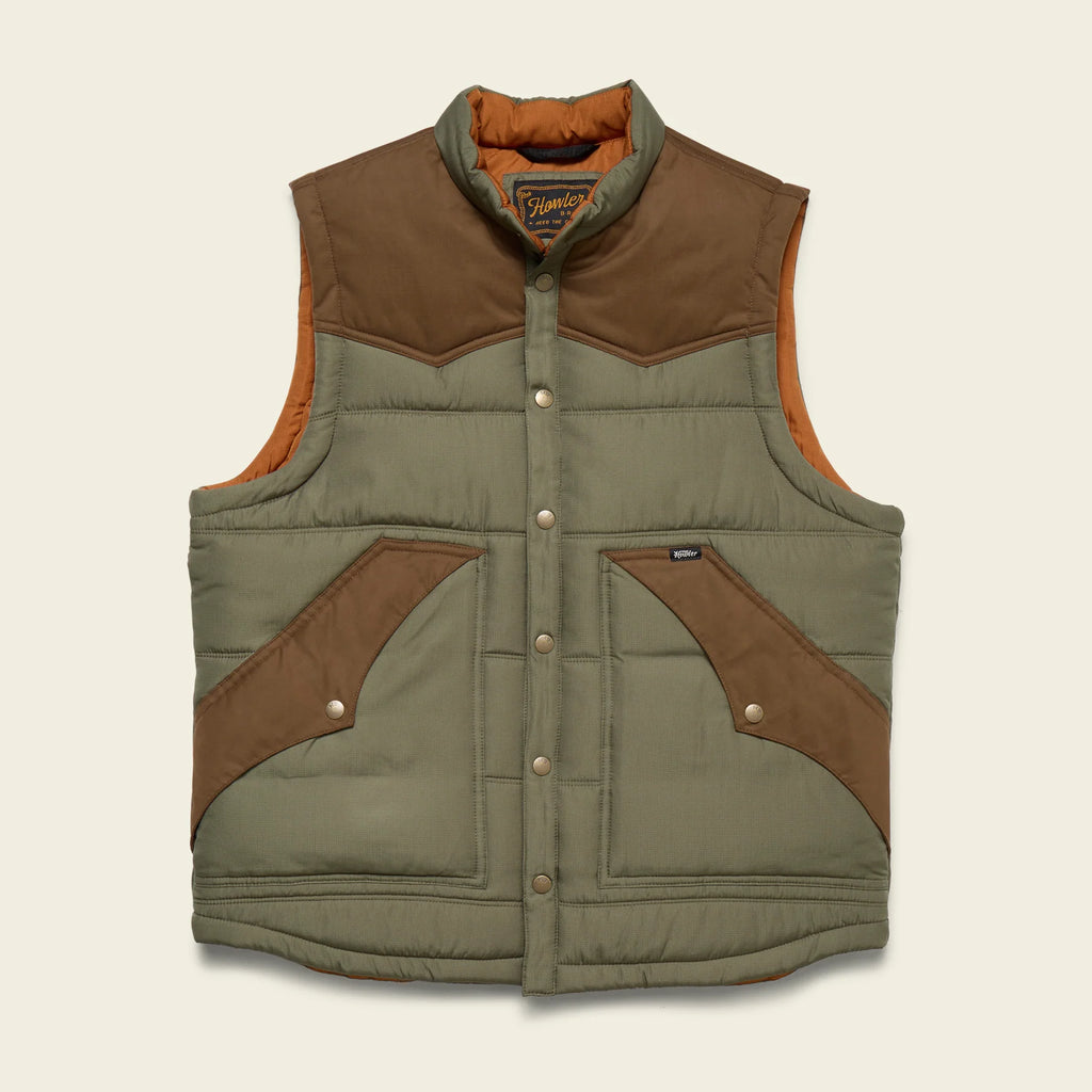 Howler Brothers - Rounder Vest - Oregano/Cocoa