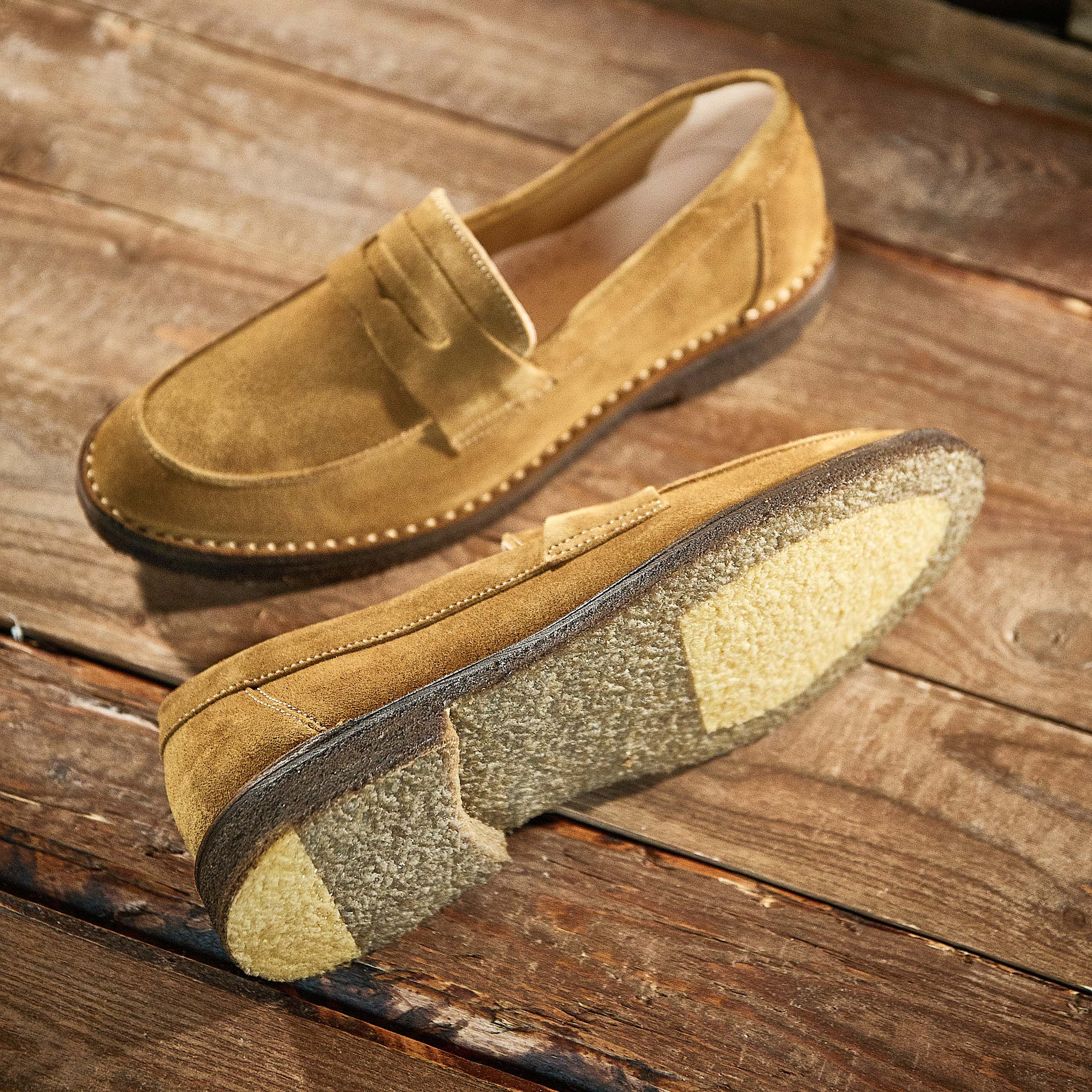 Astorflex - Sadelflex Roughout Loafers - Cuoio (Light)
