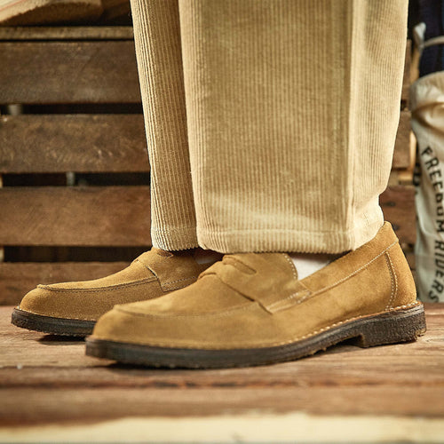 Astorflex - Sadelflex Roughout Loafers - Cuoio (Light)