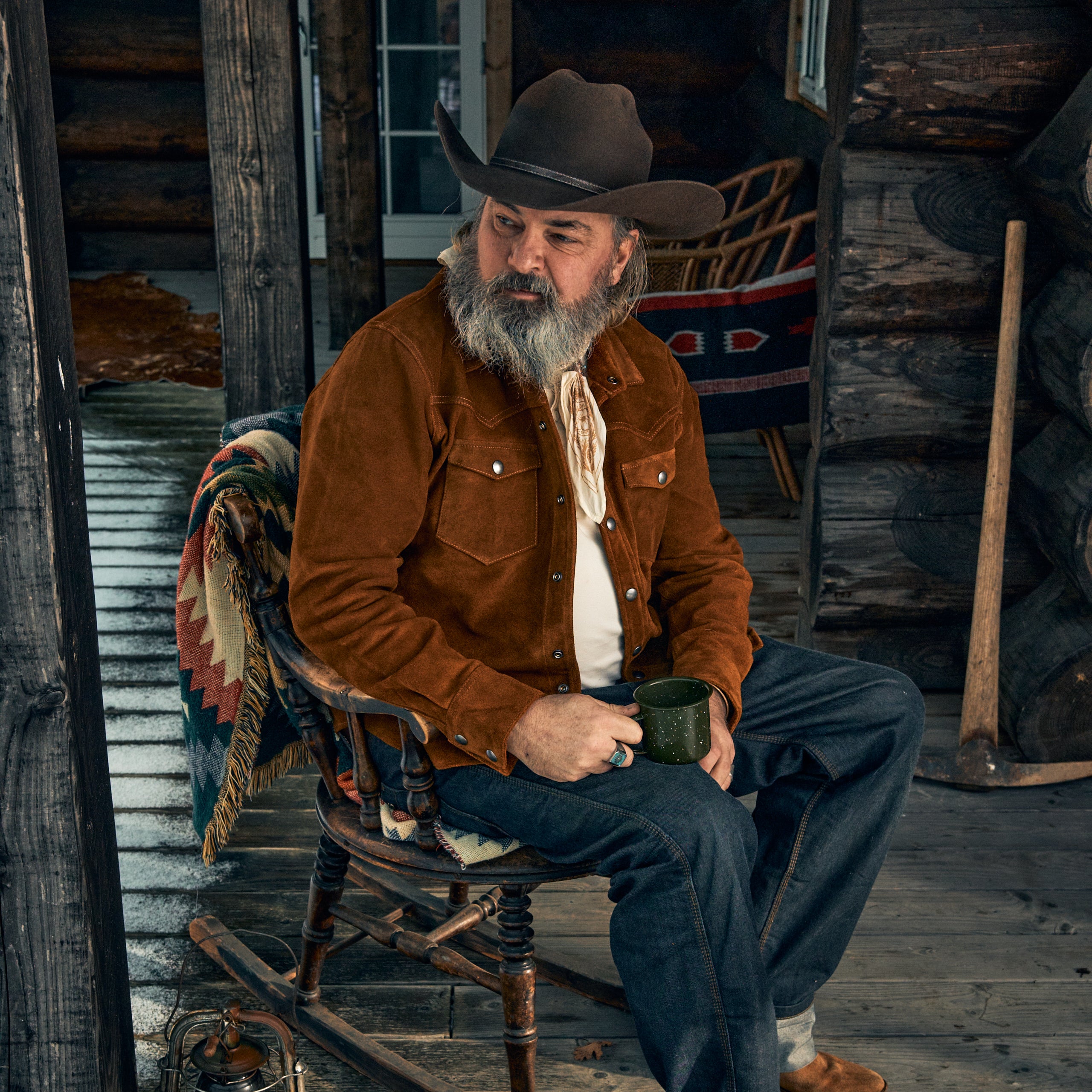 Iron & Resin - Buffalo Fence Shirt  Rough Out